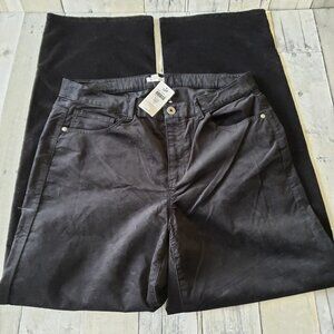 NWT - J .Jill Velveteen Black Jean - Size 16T (tall)
